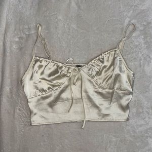 Forever21 ~ Tank Top ~ Creamy Sheen ~ Size Medium ~ Never Worn